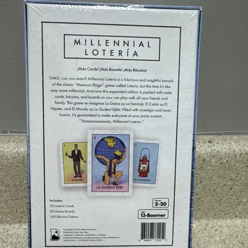 Millennial Lotería LA SELFIE Expanded Edition | Ages 13+ Party Game New